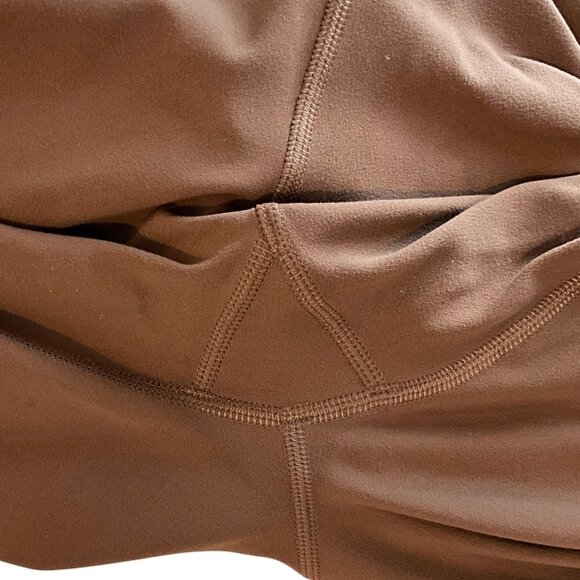 Lululemon Groove Super High Rise Flared Pant Nulu Roasted Brown Size 10 - Picture 6 of 6
